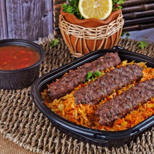 Kebab With Rice