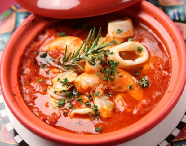 Tajine Seafood Tomato Sauce